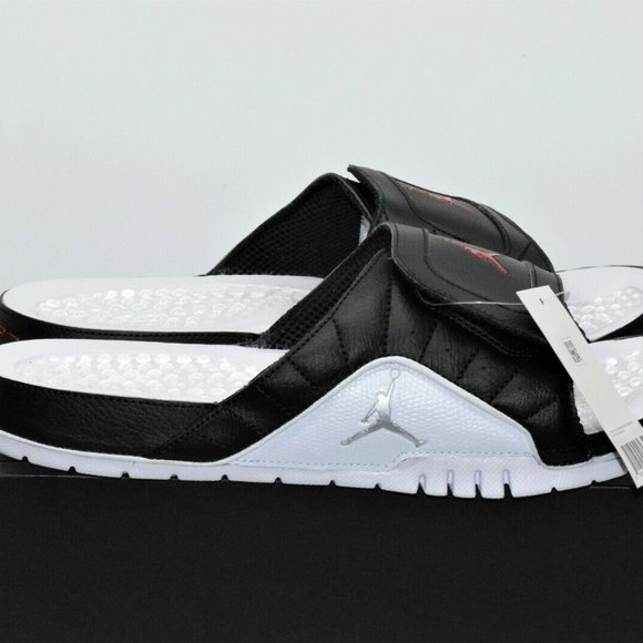 Nike Jordan Hydro V Premier Retro 12 Playoffs Slides Multi Sz 351006-06 - Picture 1 of 4